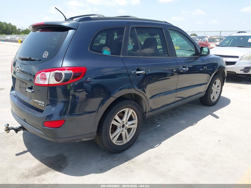 2011 Hyundai Santa fe VIN 5XYZK4AG6BG052749 IAAI salvage auction — NORMAL WEAR, Clear (Texas), sold $900 on 2026-07-16 (photo 4)