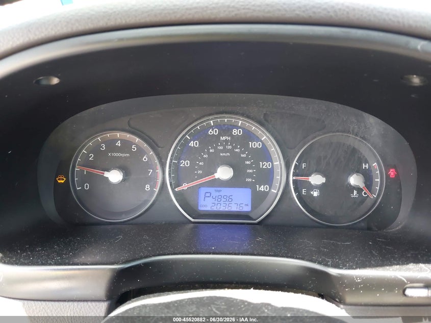 2011 Hyundai Santa fe VIN 5XYZK4AG6BG052749 IAAI salvage auction — NORMAL WEAR, Clear (Texas), sold $900 on 2026-07-16 (photo 7)