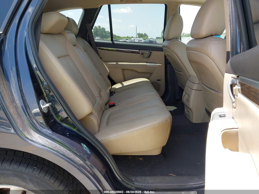 2011 Hyundai Santa fe VIN 5XYZK4AG6BG052749 IAAI salvage auction — NORMAL WEAR, Clear (Texas), sold $900 on 2026-07-16 (photo 8)