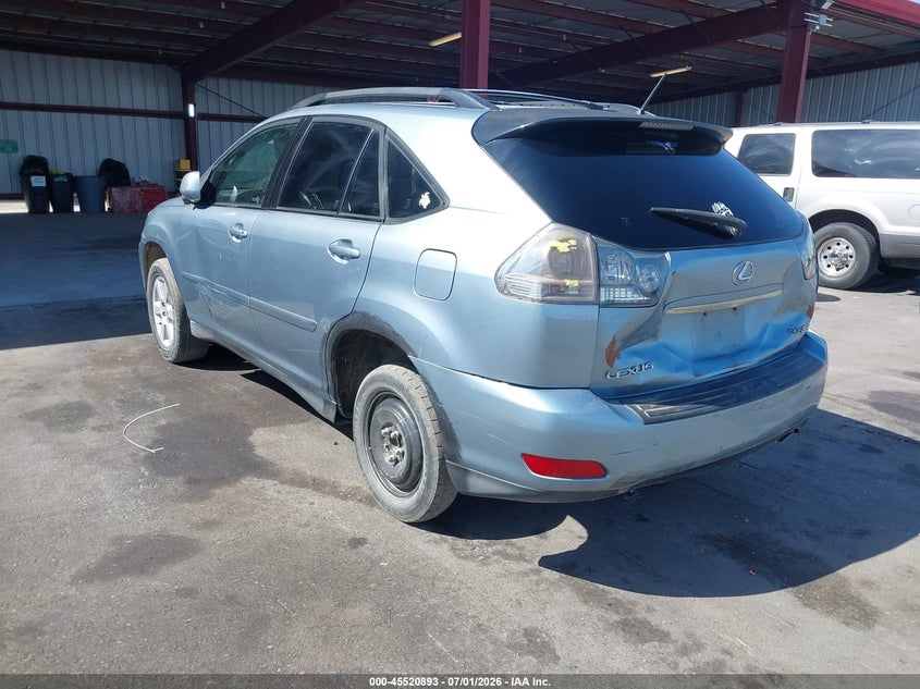 2005 Lexus Rx 330 VIN JTJGA31U050056457 IAAI salvage auction — NORMAL WEAR, Clear - Dealer Only (California), sold $775 on 2026-07-07 (photo 3)