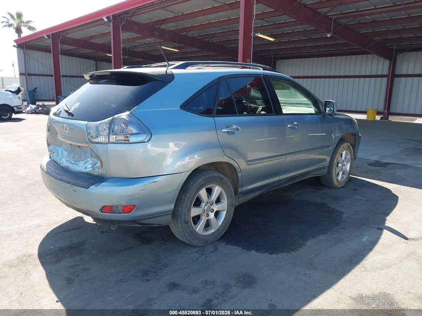 2005 Lexus Rx 330 VIN JTJGA31U050056457 IAAI salvage auction — NORMAL WEAR, Clear - Dealer Only (California), sold $775 on 2026-07-07 (photo 4)