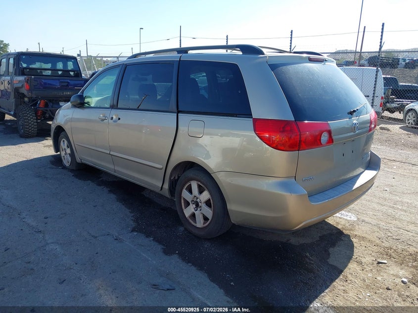 2007 Toyota Sienna VIN 5TDZK23C77S000264 IAAI salvage auction — NORMAL WEAR, Clear (New Mexico), sold $625 on 2026-07-29 (photo 3)