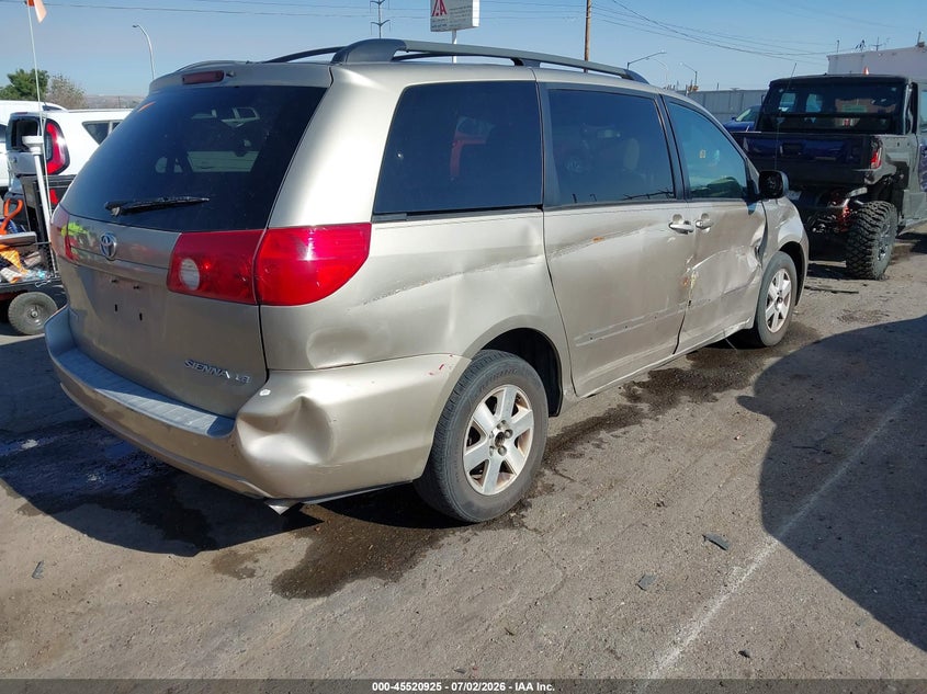 2007 Toyota Sienna VIN 5TDZK23C77S000264 IAAI salvage auction — NORMAL WEAR, Clear (New Mexico), sold $625 on 2026-07-29 (photo 4)