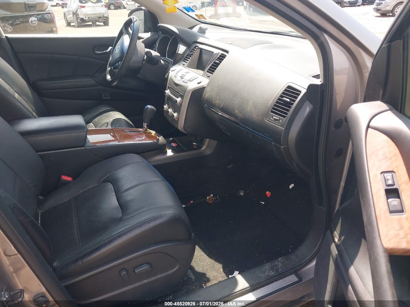 2012 Nissan Murano VIN JN8AZ1MW0CW221568 IAAI salvage auction — RIGHT FRONT, Clear (Wisconsin), sold $750 on 2026-07-16 (photo 5)