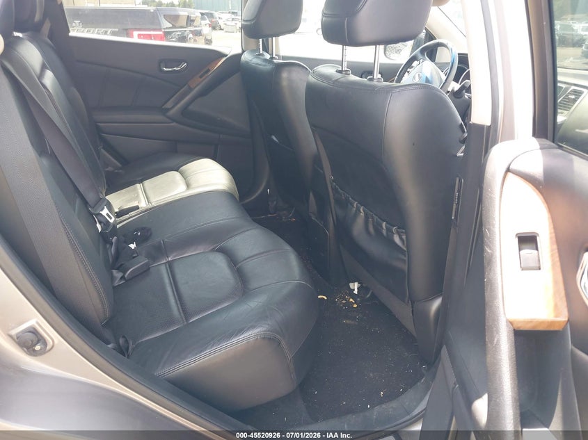 2012 Nissan Murano VIN JN8AZ1MW0CW221568 IAAI salvage auction — RIGHT FRONT, Clear (Wisconsin), sold $750 on 2026-07-16 (photo 8)