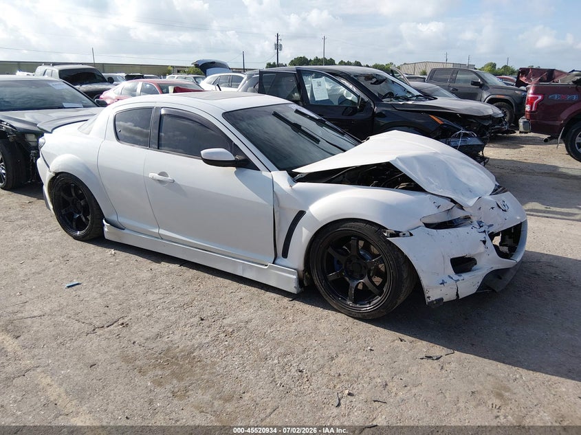 2007 Mazda Rx-8 VIN JM1FE173X70210312 IAAI salvage auction — FRONT END, Salvage (Texas), sold $250 on 2026-07-29 (photo 1)