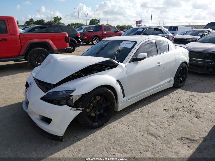 2007 Mazda Rx-8 VIN JM1FE173X70210312 IAAI salvage auction — FRONT END, Salvage (Texas), sold $250 on 2026-07-29 (photo 2)