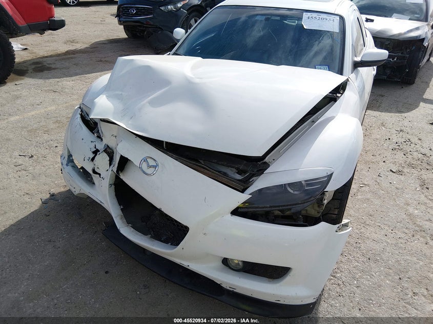 2007 Mazda Rx-8 VIN JM1FE173X70210312 IAAI salvage auction — FRONT END, Salvage (Texas), sold $250 on 2026-07-29 (photo 6)