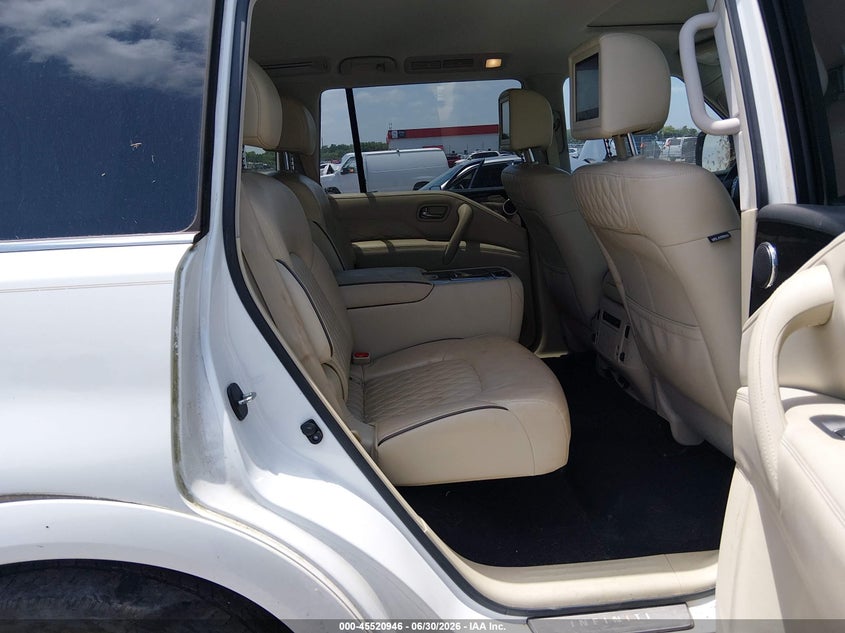 2019 Infiniti Qx80 VIN JN8AZ2NF5K9687420 IAAI salvage auction — UNDERCARRIAGE, Salvage Title, sold $6,500 on 2026-07-29 (photo 8)