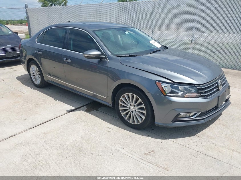 2016 Volkswagen Passat VIN 1VWBS7A35GC059037 IAAI salvage auction — FRONT END, Original (Texas), sold $1,650 on 2026-08-14 (photo 1)