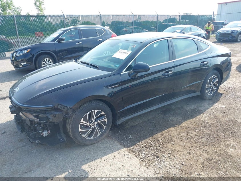 2026 Hyundai Sonata VIN KMHL24JJXTA147362 IAAI salvage auction — FRONT END, Clear (Michigan), sold $11,900 on 2026-07-16 (photo 2)