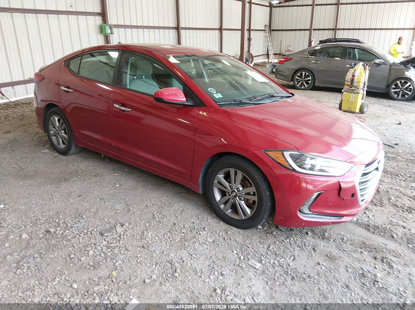 2017 Hyundai Elantra VIN KMHD84LF8HU144011 IAAI salvage auction — FRONT END, Salvage Title, sold $1,000 on 2026-07-24 (photo 1)
