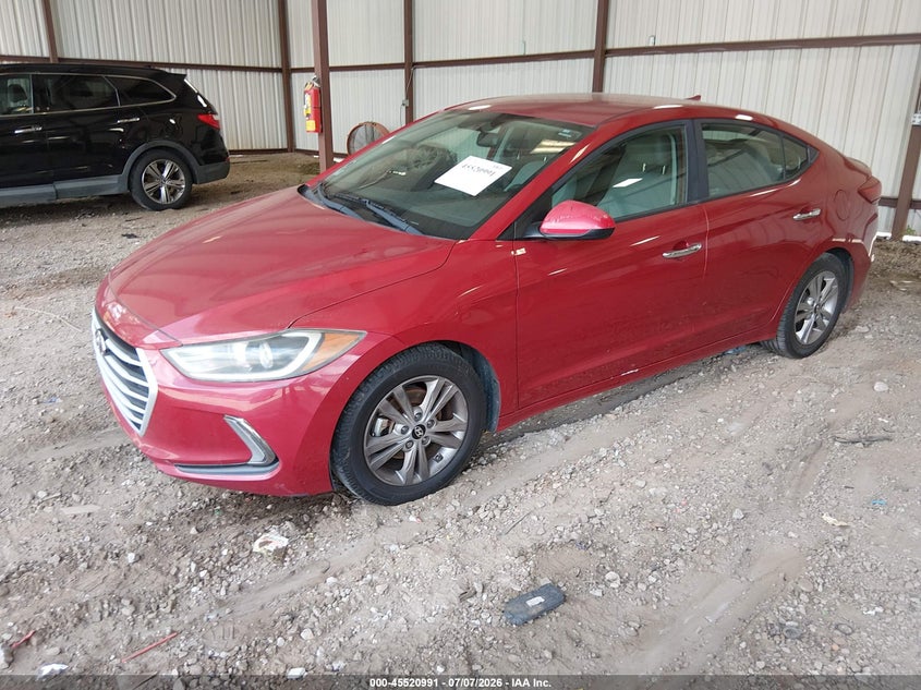 2017 Hyundai Elantra VIN KMHD84LF8HU144011 IAAI salvage auction — FRONT END, Salvage Title, sold $1,000 on 2026-07-24 (photo 2)