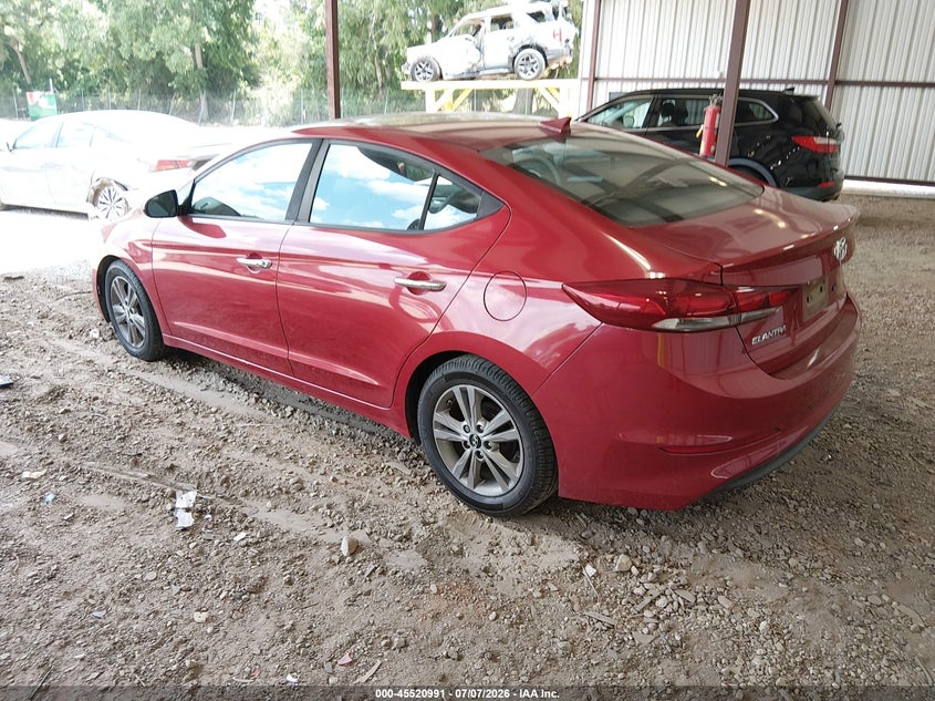 2017 Hyundai Elantra VIN KMHD84LF8HU144011 IAAI salvage auction — FRONT END, Salvage Title, sold $1,000 on 2026-07-24 (photo 3)