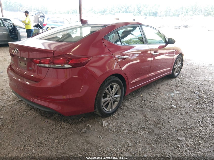 2017 Hyundai Elantra VIN KMHD84LF8HU144011 IAAI salvage auction — FRONT END, Salvage Title, sold $1,000 on 2026-07-24 (photo 4)