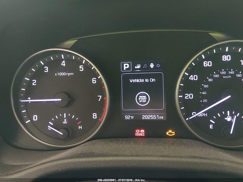 2017 Hyundai Elantra VIN KMHD84LF8HU144011 IAAI salvage auction — FRONT END, Salvage Title, sold $1,000 on 2026-07-24 (photo 7)