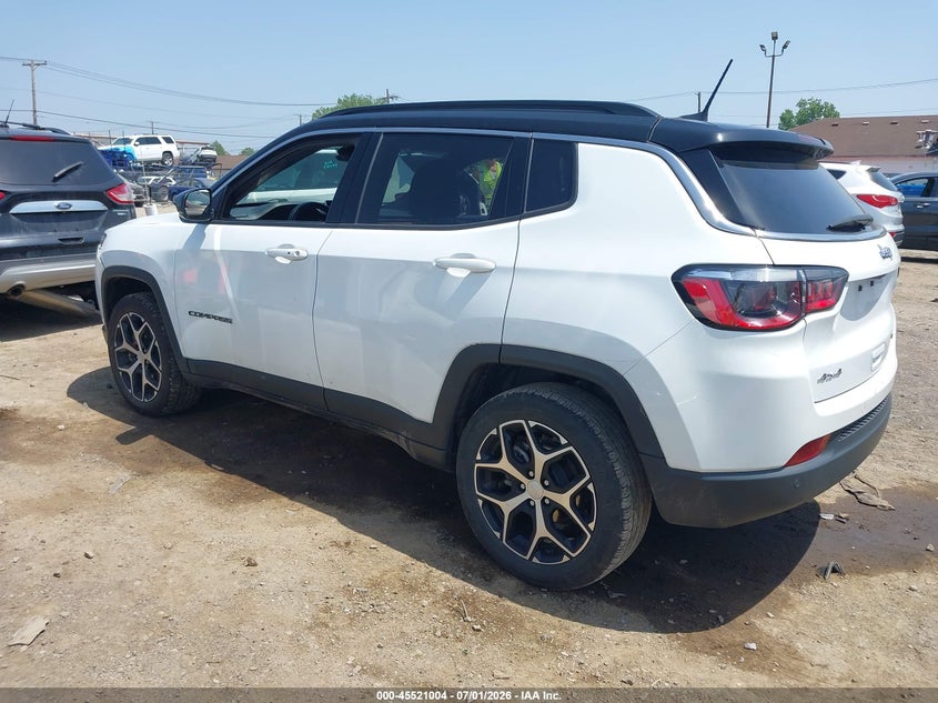 2024 Jeep Compass VIN 3C4NJDCN5RT111788 IAAI salvage auction — FRONT END, Clear (New York), sold $11,250 on 2026-07-23 (photo 3)