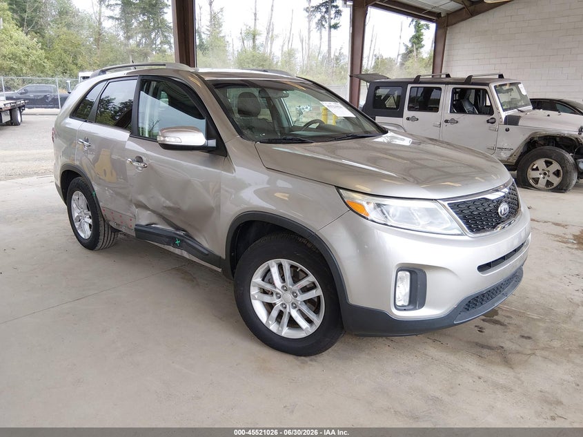 2015 Kia Sorento VIN 5XYKT4A76FG610684 IAAI salvage auction — RIGHT SIDE, Salvage Title, sold $1,350 on 2026-07-29 (photo 1)
