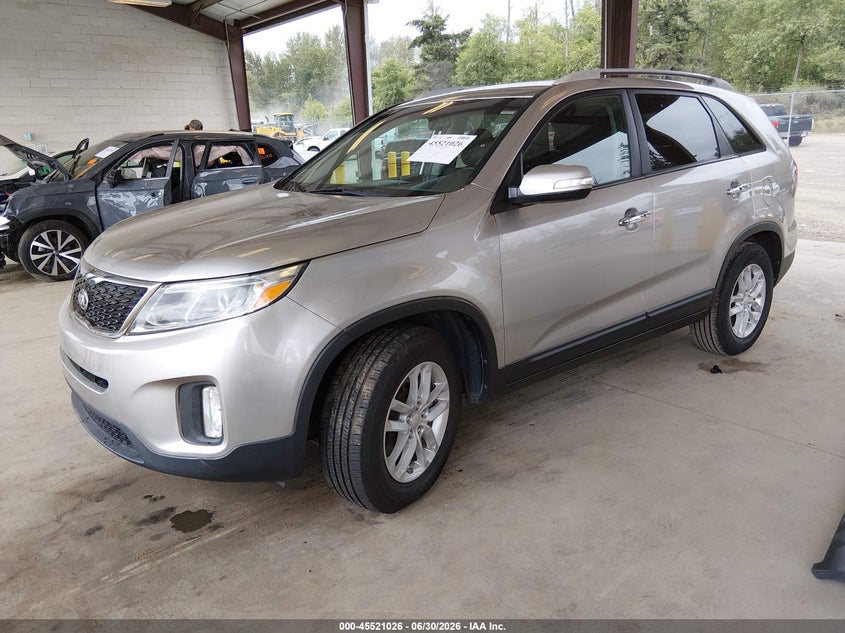 2015 Kia Sorento VIN 5XYKT4A76FG610684 IAAI salvage auction — RIGHT SIDE, Salvage Title, sold $1,350 on 2026-07-29 (photo 2)