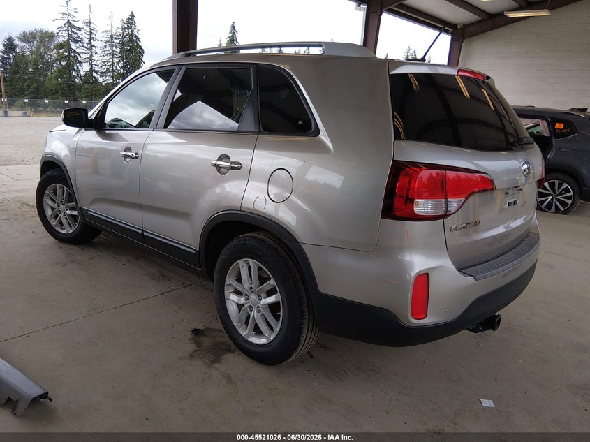 2015 Kia Sorento VIN 5XYKT4A76FG610684 IAAI salvage auction — RIGHT SIDE, Salvage Title, sold $1,350 on 2026-07-29 (photo 3)