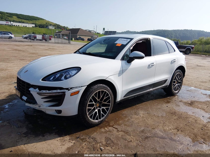 2018 Porsche Macan VIN WP1AA2A50JLB11007 IAAI salvage auction — FRONT END, Salvage (West Virginia), sold $4,650 on 2026-09-03 (photo 2)