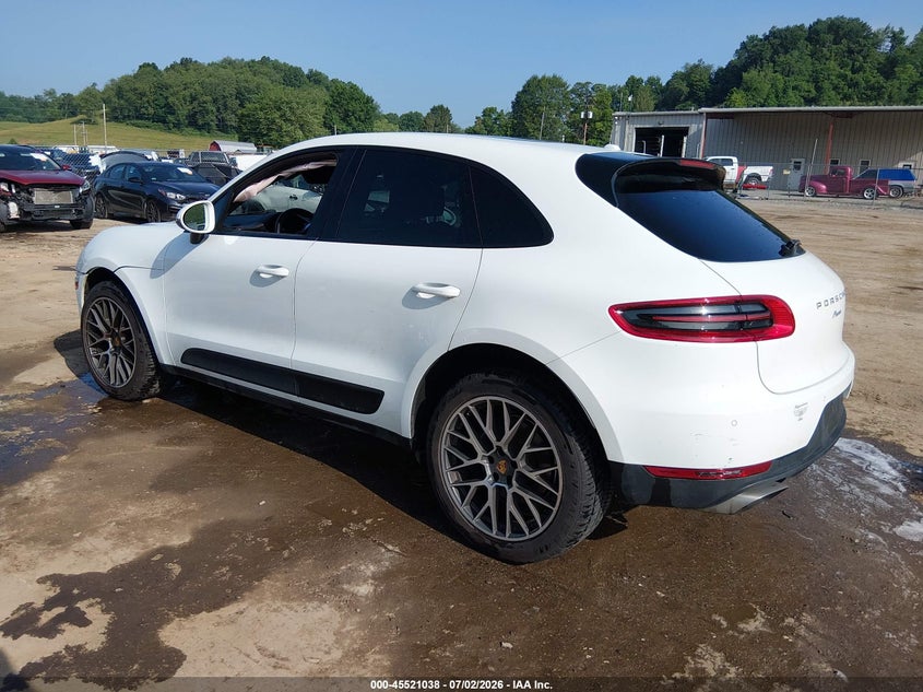 2018 Porsche Macan VIN WP1AA2A50JLB11007 IAAI salvage auction — FRONT END, Salvage (West Virginia), sold $4,650 on 2026-09-03 (photo 3)