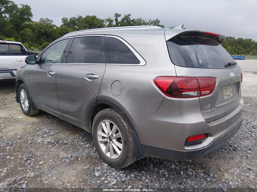 2019 Kia Sorento VIN 5XYPG4A30KG556462 IAAI salvage auction — FRONT END, Salvage (Louisiana), sold $2,150 on 2026-07-28 (photo 3)