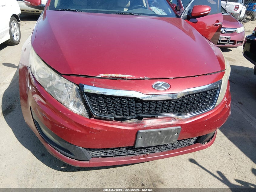 2012 Kia Optima VIN 5XXGN4A72CG039789 IAAI salvage auction — NORMAL WEAR, Salvage Title - Dealer (California), sold $825 on 2026-07-21 (photo 6)