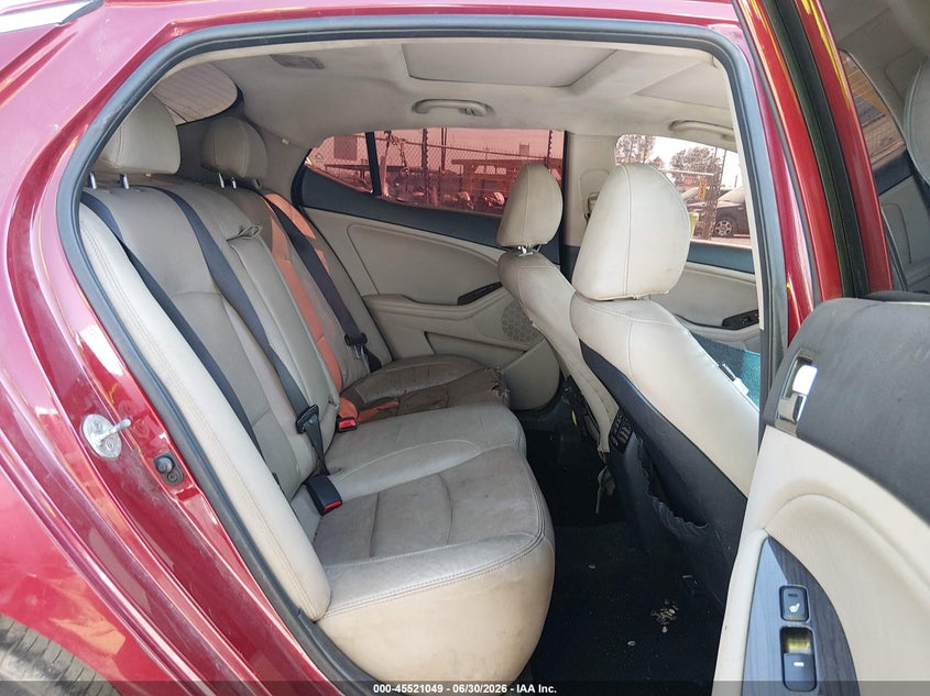 2012 Kia Optima VIN 5XXGN4A72CG039789 IAAI salvage auction — NORMAL WEAR, Salvage Title - Dealer (California), sold $825 on 2026-07-21 (photo 8)
