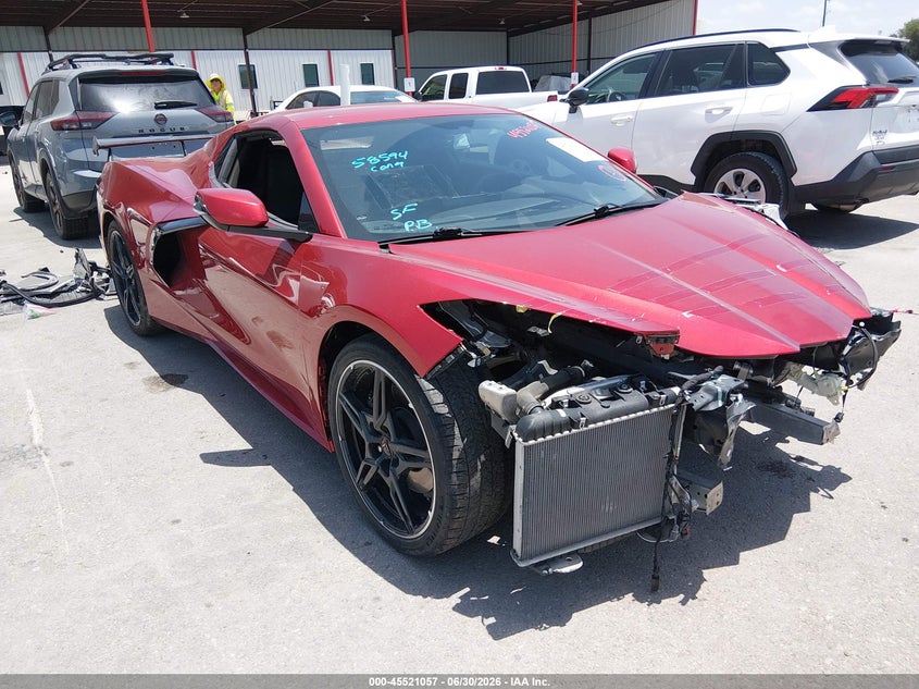 2021 Chevrolet Corvette Stingray VIN 1G1YA3D45M5121252 — IAAI salvage auction photo
