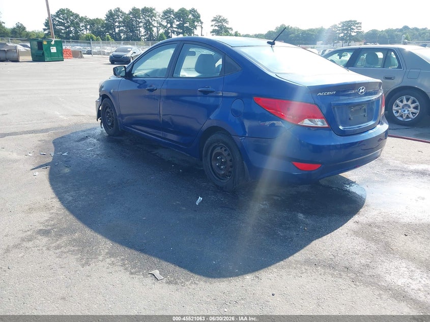 2015 Hyundai Accent VIN KMHCT4AE6FU921772 IAAI salvage auction — NORMAL WEAR, Clear (Georgia), sold $325 on 2026-07-29 (photo 3)