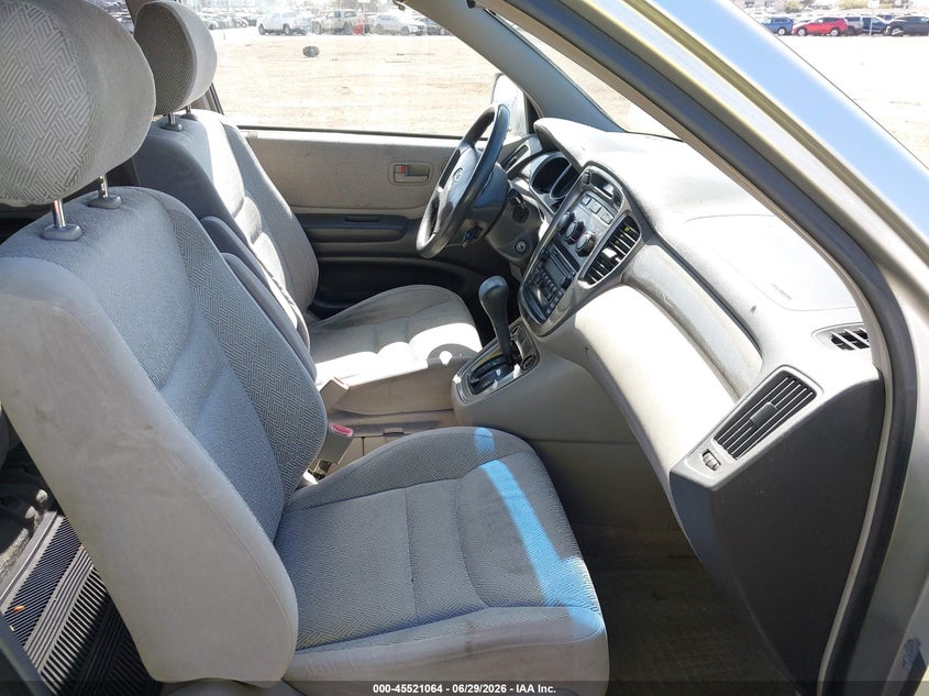 2001 Toyota Highlander VIN JTEHF21A310037240 IAAI salvage auction — NORMAL WEAR, Clear - Dealer Only (California), sold $525 on 2026-07-29 (photo 5)