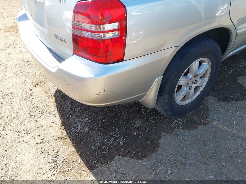 2001 Toyota Highlander VIN JTEHF21A310037240 IAAI salvage auction — NORMAL WEAR, Clear - Dealer Only (California), sold $525 on 2026-07-29 (photo 6)