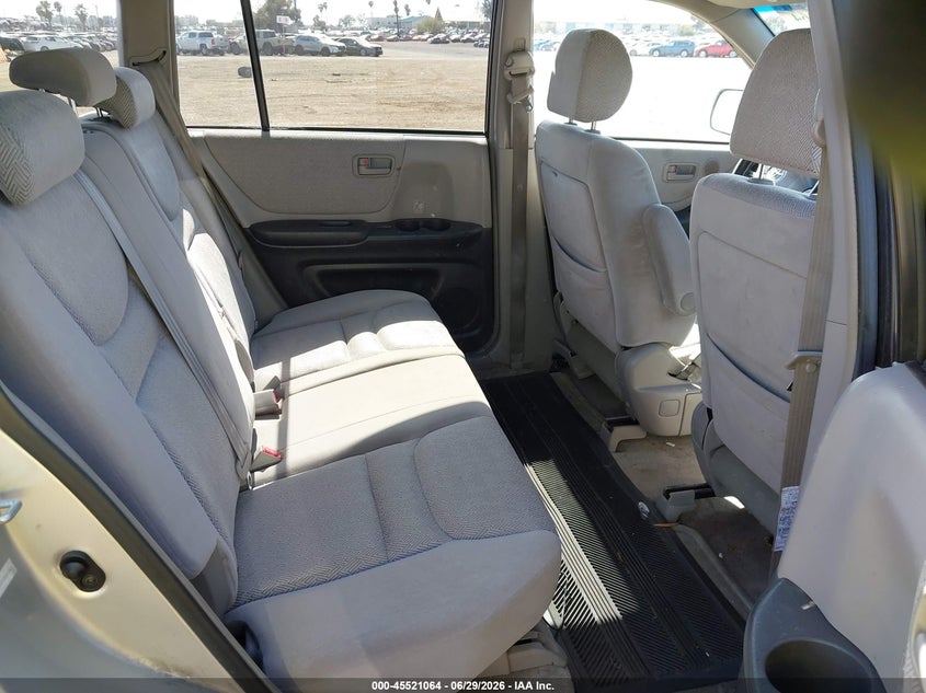 2001 Toyota Highlander VIN JTEHF21A310037240 IAAI salvage auction — NORMAL WEAR, Clear - Dealer Only (California), sold $525 on 2026-07-29 (photo 8)