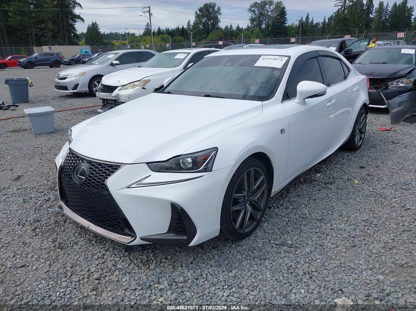 2017 Lexus Is VIN JTHCM1D20H5023925 IAAI salvage auction — REAR END, Salvage Title, sold $11,600 on 2026-07-23 (photo 2)