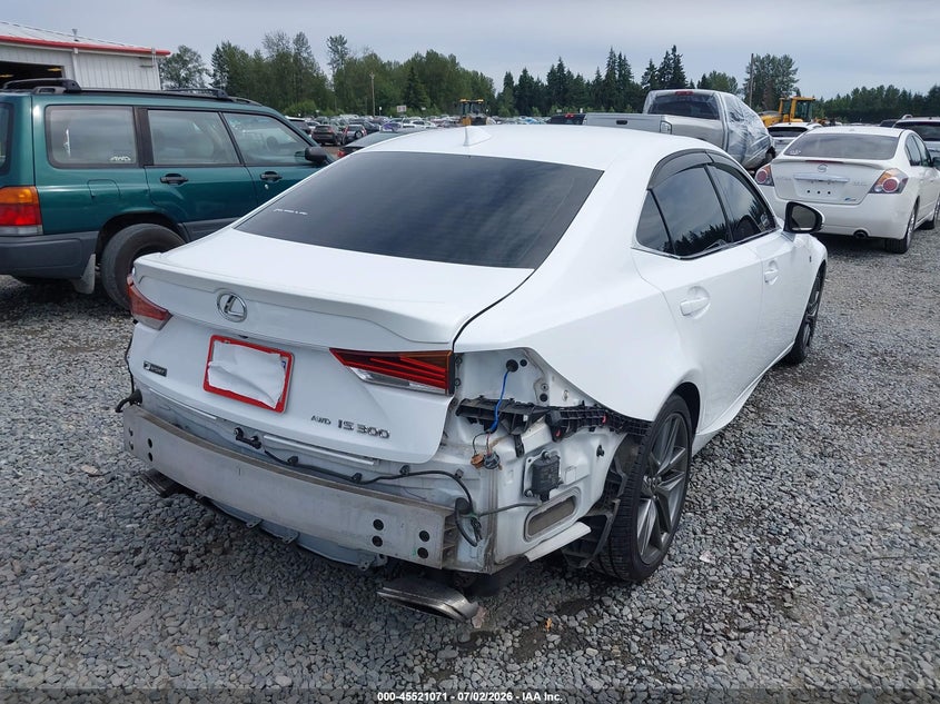 2017 Lexus Is VIN JTHCM1D20H5023925 IAAI salvage auction — REAR END, Salvage Title, sold $11,600 on 2026-07-23 (photo 4)