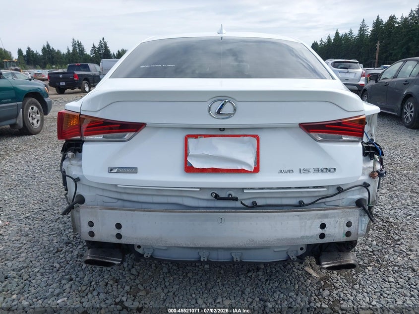 2017 Lexus Is VIN JTHCM1D20H5023925 IAAI salvage auction — REAR END, Salvage Title, sold $11,600 on 2026-07-23 (photo 6)
