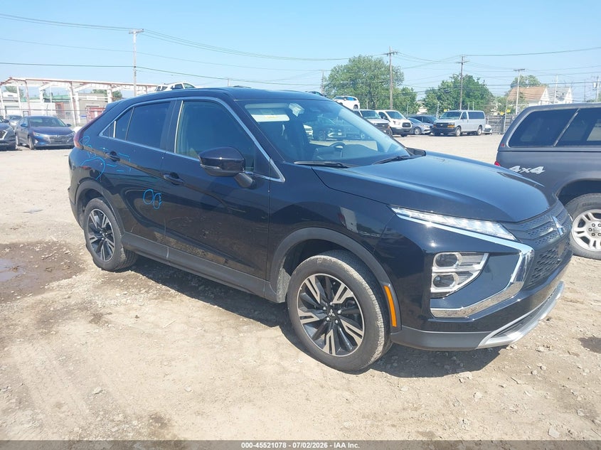 2025 Mitsubishi Eclipse cross VIN JA4ATWAAXSZ033778 IAAI salvage auction — FRONT & REAR, Original (Maine), sold $12,100 on 2026-07-23 (photo 1)