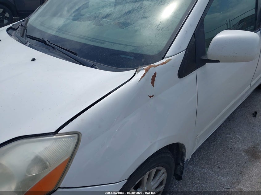 2008 Toyota Sienna VIN 5TDZK22C28S179767 IAAI salvage auction — NORMAL WEAR, Regular Certificate (Iowa), sold $500 on 2026-07-28 (photo 6)