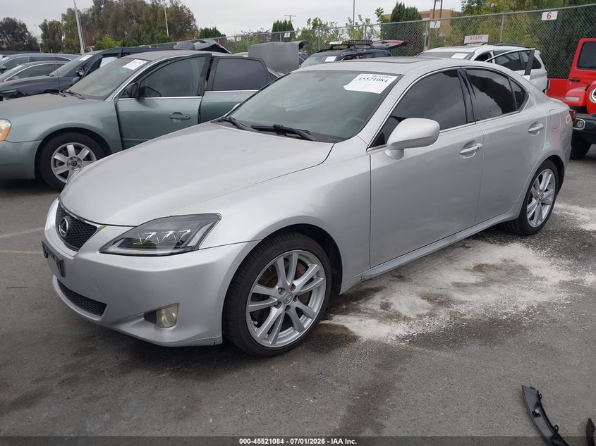 2006 Lexus Is 350 VIN JTHBE262062005113 IAAI salvage auction — RIGHT SIDE, Salvage (California), sold $1,550 on 2026-07-23 (photo 2)