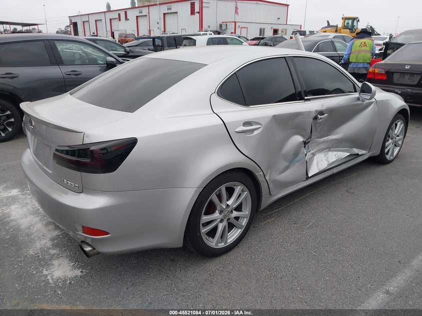 2006 Lexus Is 350 VIN JTHBE262062005113 IAAI salvage auction — RIGHT SIDE, Salvage (California), sold $1,550 on 2026-07-23 (photo 4)