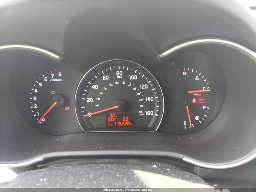 2015 Kia Sorento VIN 5XYKT3A68FG562980 IAAI salvage auction — ENGINE DAMAGE, Clear (North Carolina), sold $1,050 on 2026-07-15 (photo 7)