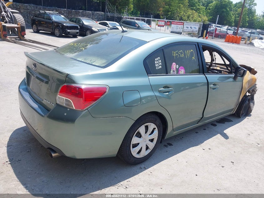 2016 Subaru Impreza VIN JF1GJAA69GG019450 IAAI salvage auction — TOTAL BURN, Mv-907A (New York), sold $275 on 2026-07-15 (photo 4)