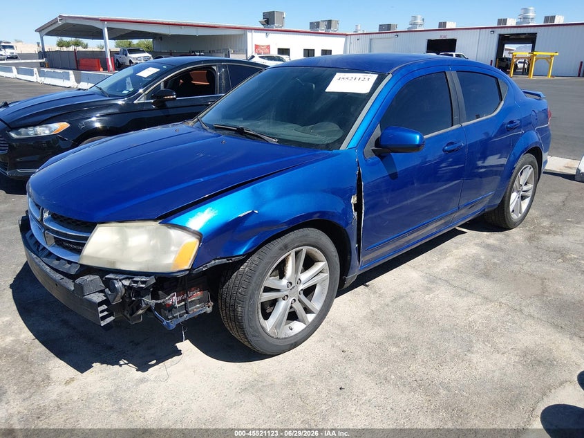 2012 Dodge Avenger VIN 1C3CDZEG6CN327929 IAAI salvage auction — NORMAL WEAR, Clear (Nevada), sold $100 on 2026-07-24 (photo 2)