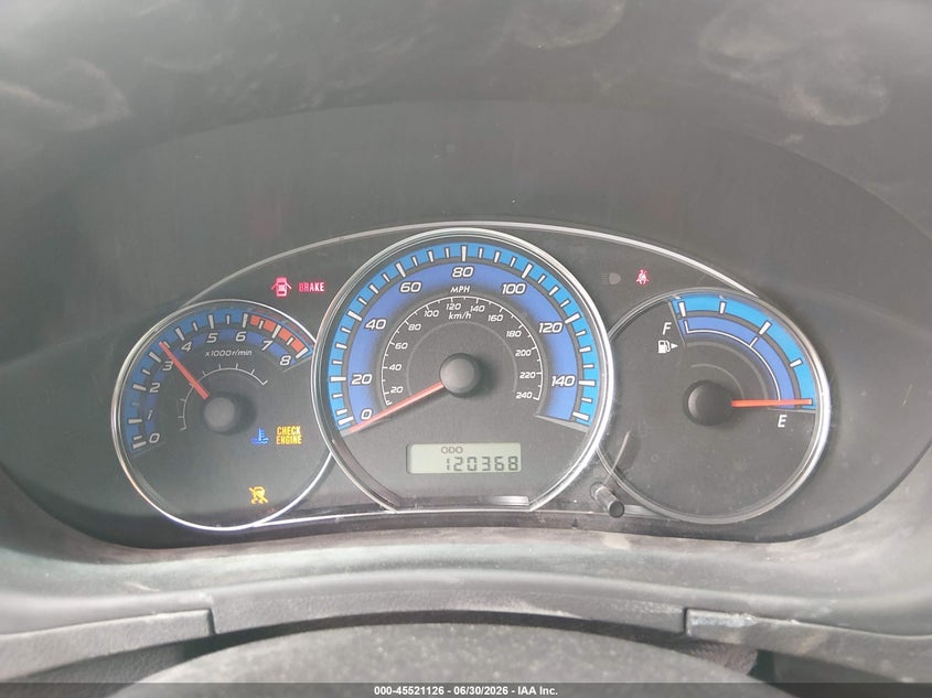 2009 Subaru Forester VIN JF2SH61699G733452 IAAI salvage auction — REAR END, Salvage (Pennsylvania), sold $250 on 2026-07-31 (photo 7)