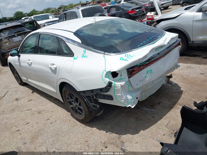 2025 Kia K5 VIN KNAG24J78S5297629 IAAI salvage auction — REAR END, Salvage (Texas), sold $7,400 on 2026-08-02 (photo 3)