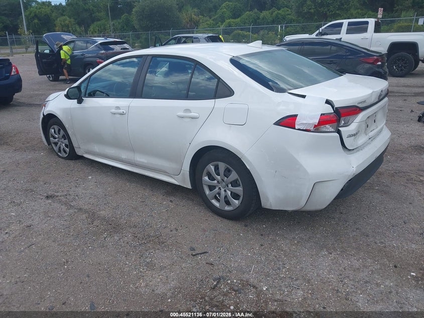 2023 Toyota Corolla VIN 5YFB4MDE3PP077679 IAAI salvage auction — FRONT & REAR, Salvage Title, sold $4,450 on 2026-07-23 (photo 3)