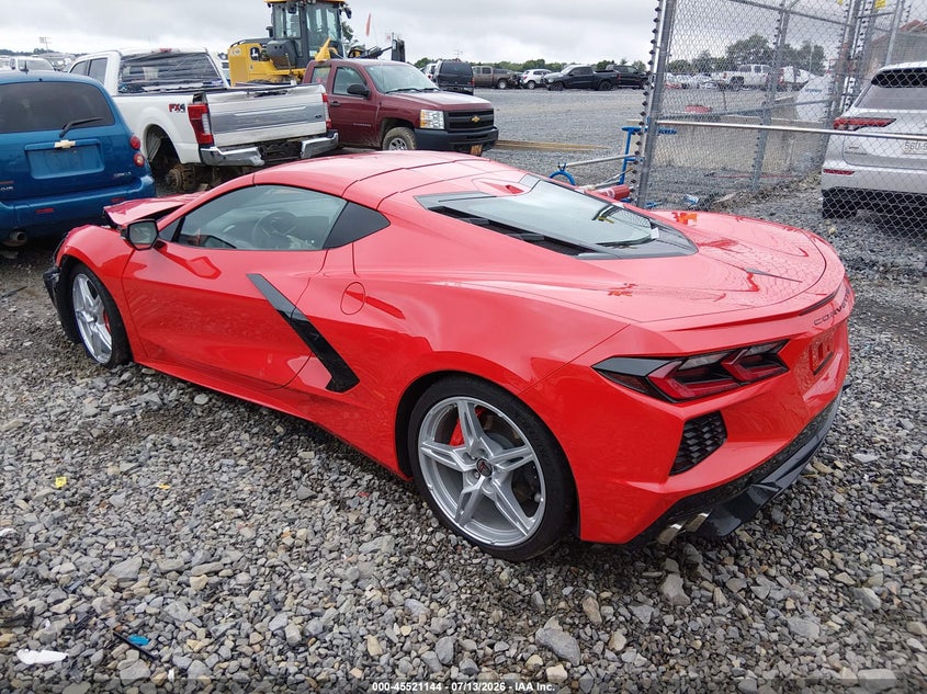2024 Chevrolet Corvette VIN 1G1YB2D44R5101010 IAAI salvage auction — FRONT END, Salvage (West Virginia), sold $33,075 on 2026-08-26 (photo 3)