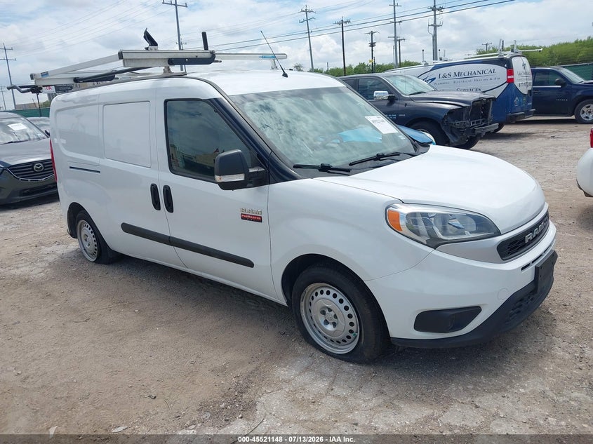 2022 Ram Promaster city VIN ZFBHRFAB9N6X68014 IAAI salvage auction — LEFT SIDE, Enterprise Vehicles Clear Only (Texas), sold $2,150 on 2026-08-03 (photo 1)