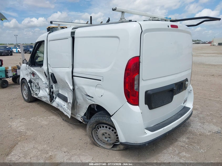 2022 Ram Promaster city VIN ZFBHRFAB9N6X68014 IAAI salvage auction — LEFT SIDE, Enterprise Vehicles Clear Only (Texas), sold $2,150 on 2026-08-03 (photo 3)